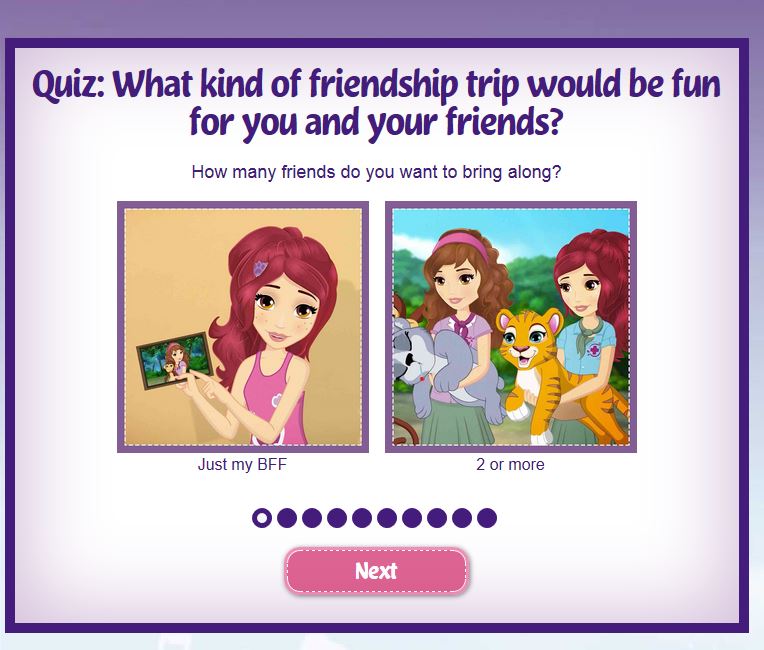 LEGO Friends party games: Take the LEGO Friends Quiz