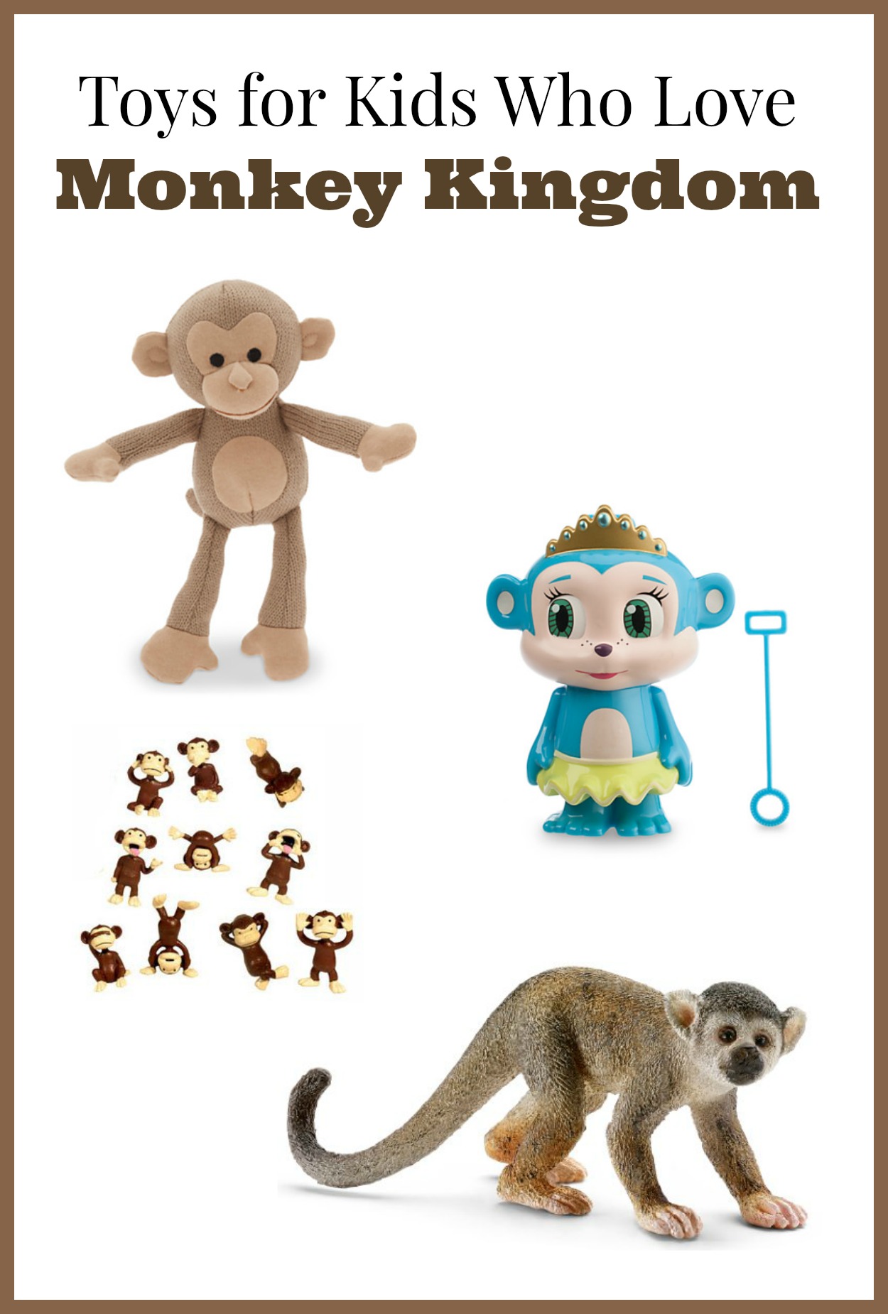 Looking for some great ideas for Monkey Kingdom toys? While there aren't a lot of official toys out, we'll give you tips on choosing toys your kids will love!