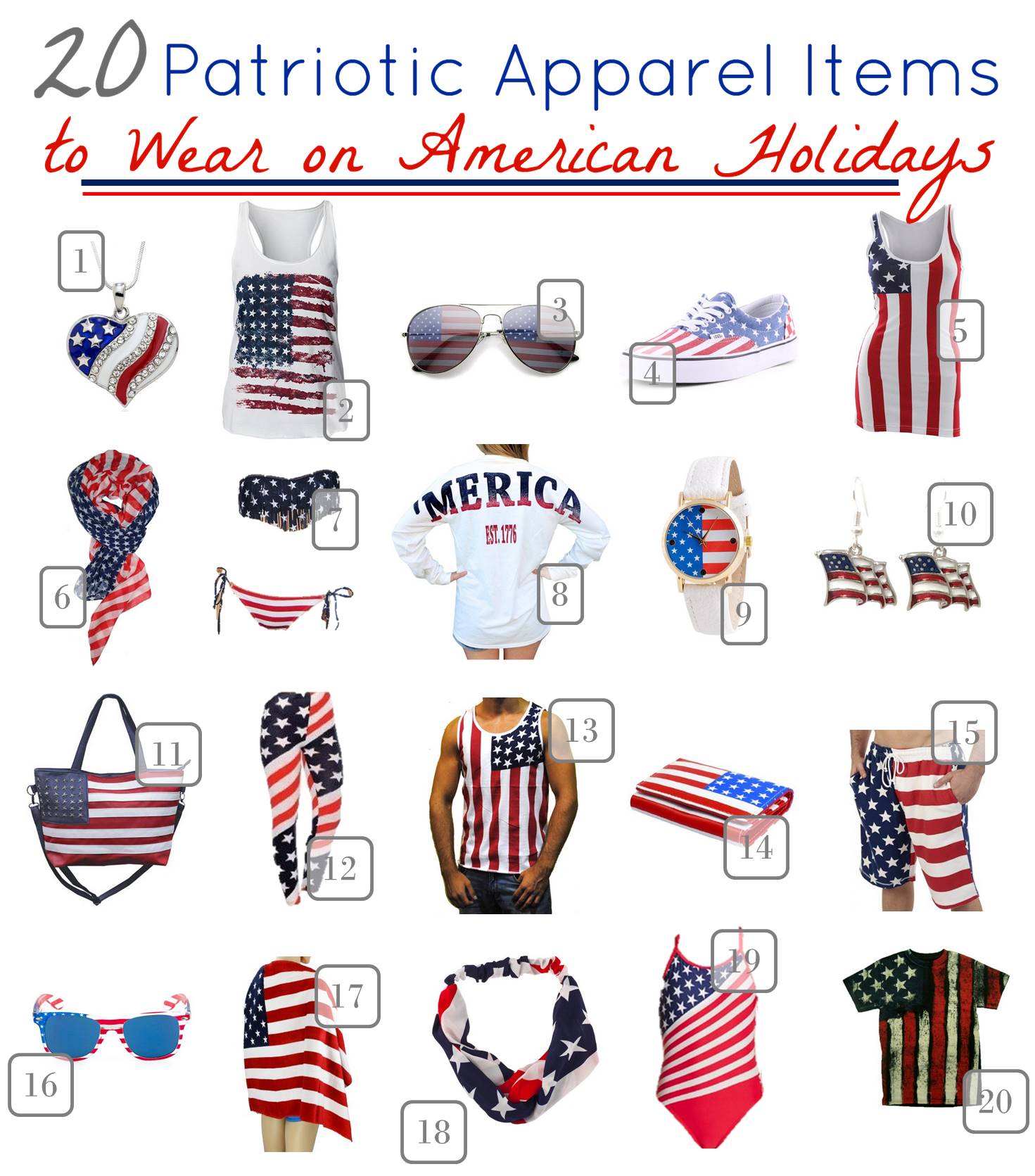 This 4th of July, celebrate your liberty in a way that doesn't liberate your entire allowance with these fun patriotic teen fashions for every budget!