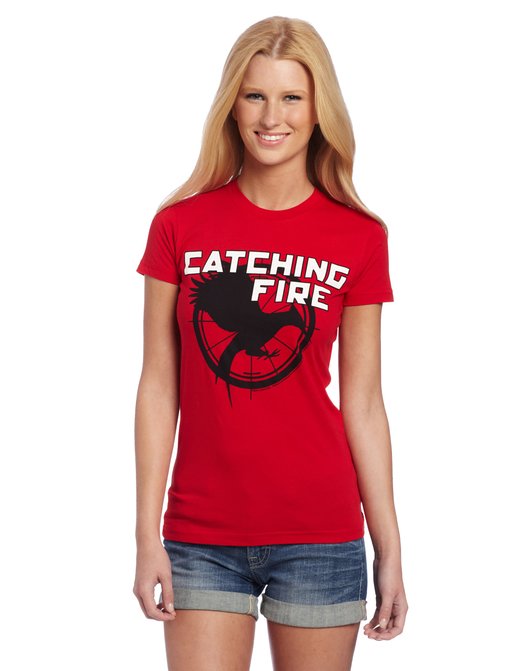 Catching Fire Red Hunger Games T-Shirts