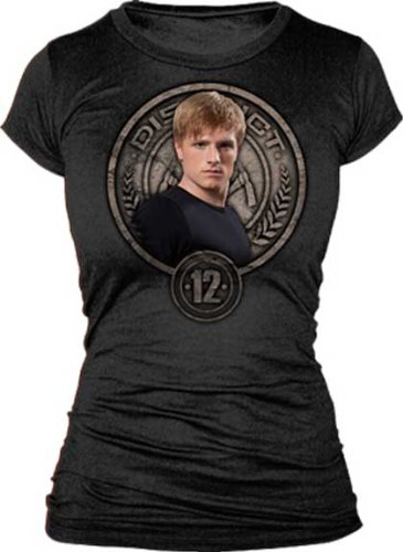 Catghing Fire Peeta Hunger Games T-Shirts