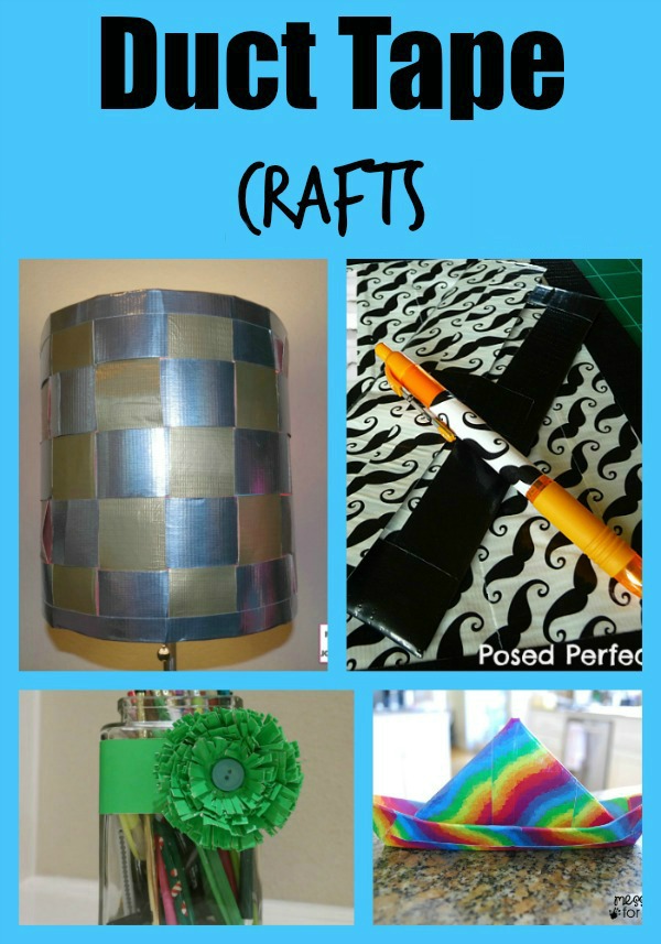 Looking for fun crafts to decorate your room or keep you busy on a cloudy day? Check out these awesome duct tape crafts that are easy for anyone to make!