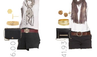 Get a classy black & brown casual summer teen fashion designer look for less! A few swaps can save you hundreds of dollars yet still make you look classy!