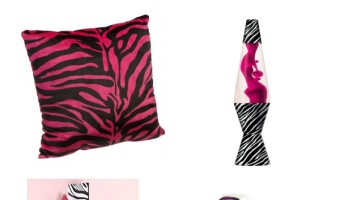 Show off your own unique style when you head to college while bringing the comforts of home with these fun & flirty pink zebra girls dorm room ideas!
