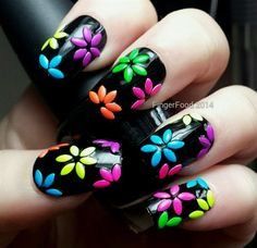 Flower nails: 5 Best Nail Art Designs On Pinterest