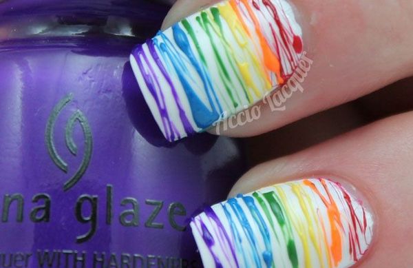 Rainbow Nails best Nail Art Designs On Pinterest