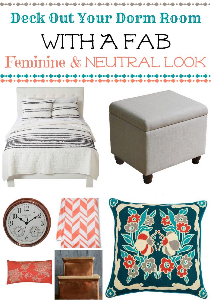Deck out your dorm room with a style that is both feminine and neutral. We will show you our picks for an on point dorm room.