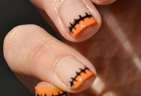 Frankenstein Tips  Fall Nail Makeover Ideas For Teens