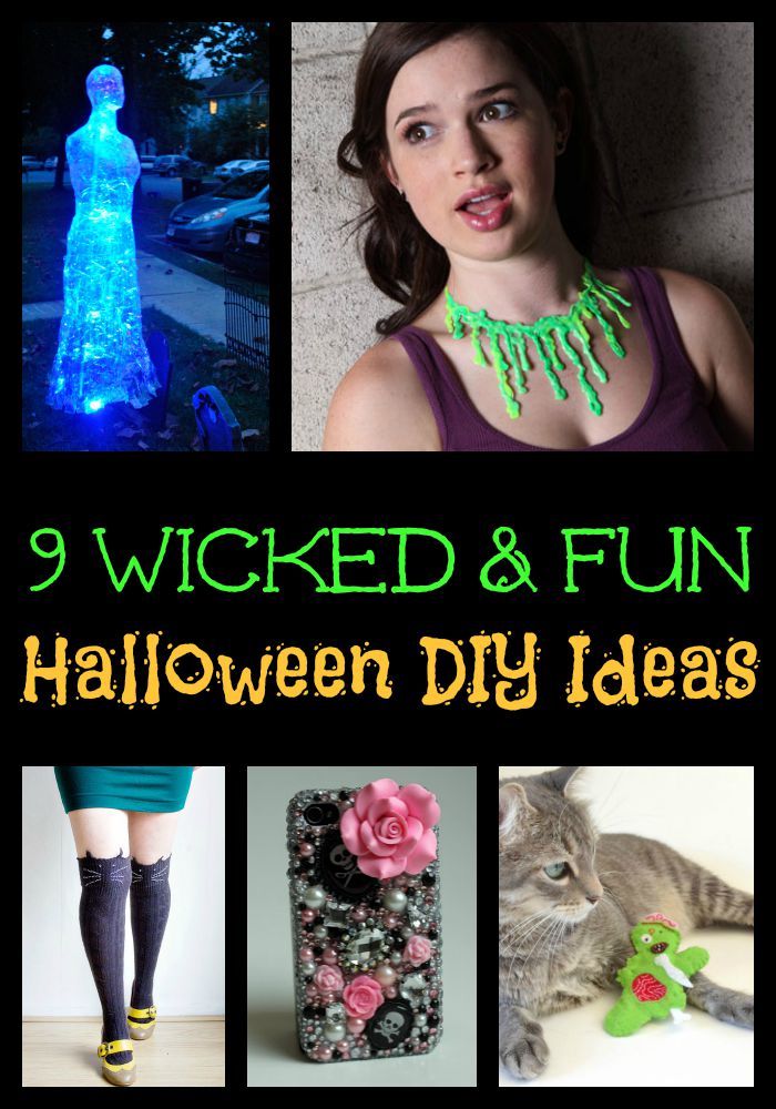 Happy Halloween! Use our roundup of wicked DIY ideas to create Halloween projects that are on point, easy to make and fun!