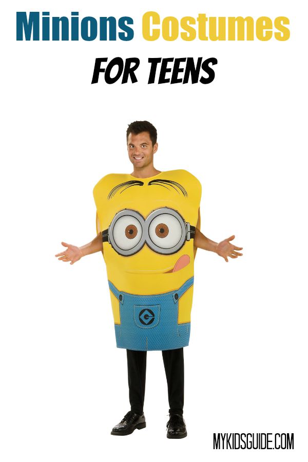 These Fun Minion Costumes For Teens are perfect for Halloween this year! These are some of the best ones I could find online, but you can also think outside the box to create your own special Minions costume from clothing you already have.