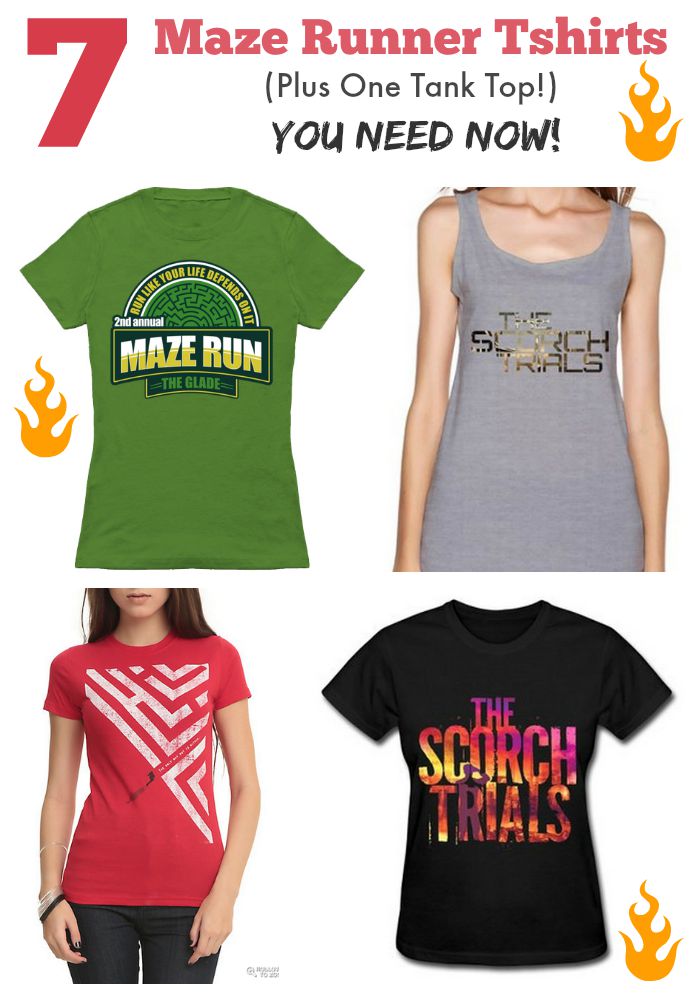 We cannot wait for the Scorch Trials movie. To celebrate, we have rounded up 7 Maze Runner Tshirts so you can look fab when you go see the movie.