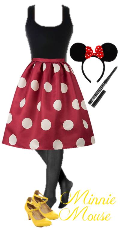 Halloween Costume Idea DIY Minnie Mouse: Use our ideas to raid your favorite closet and put together the perfect Halloween costume for teens.