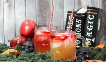 Looking for a fun Halloween teen drink that tastes great yet has an air of sophistication? Check out our Apple Cider Mocktail drink for teens!