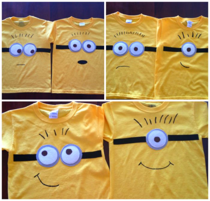 minion shirt Movie Inspired crafts for teens 