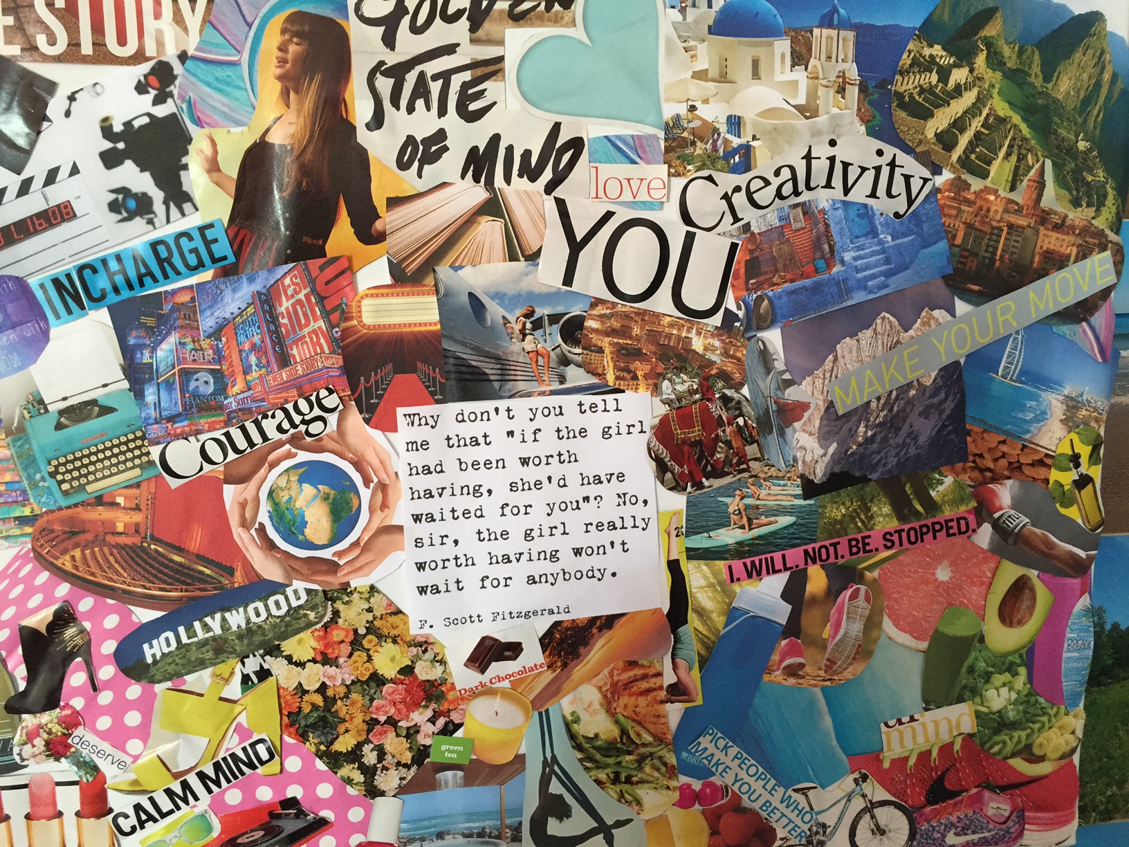 Follow your dreams and stay true to your passions with this awesome DIY craft! Make your own vision board!