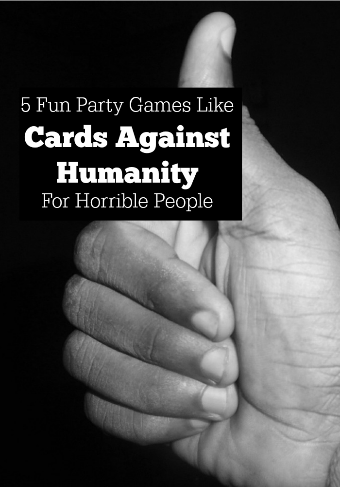 On the hunt for more party games like Cards Against Humanity? We have a great list of choices for your fav group of "horrible people."