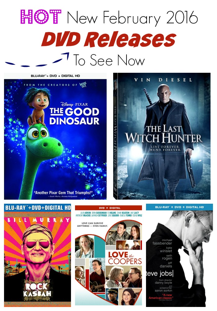 Watch the hottest and most anticipated February 2016 DVD releases. Check out the best titles coming to DVD this month!