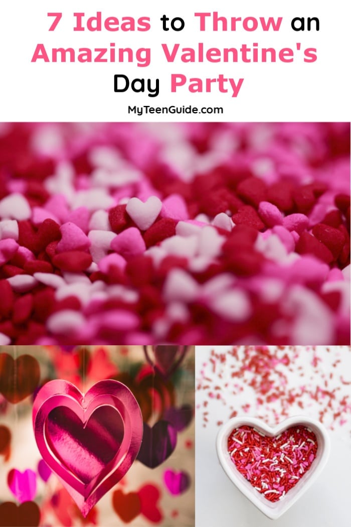 Throw an amazing Valentine’s Day Party for teens! Your whole squad is going to love. these ideas that are a mix of sparkle and sweet!