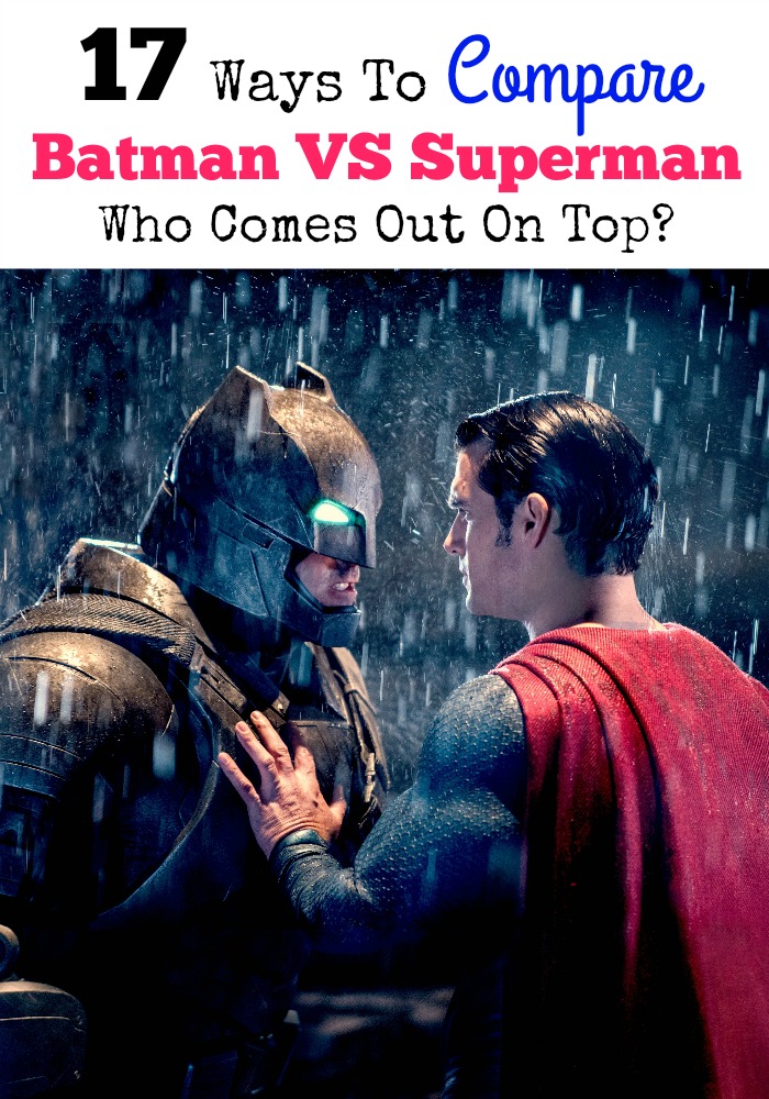 So who will win when you compare Batman vs Superman? Batman and Superman go toe to toe in the new movie, but will gadgets or powers come out on top?