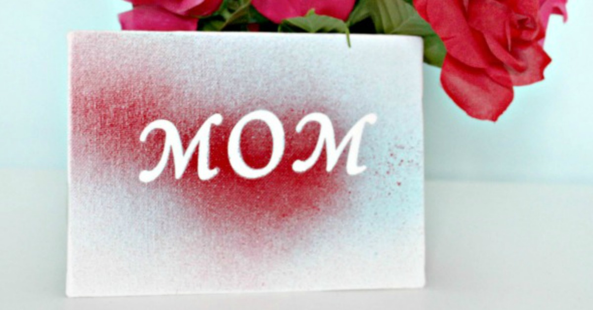 diy mother's day canvas ideas