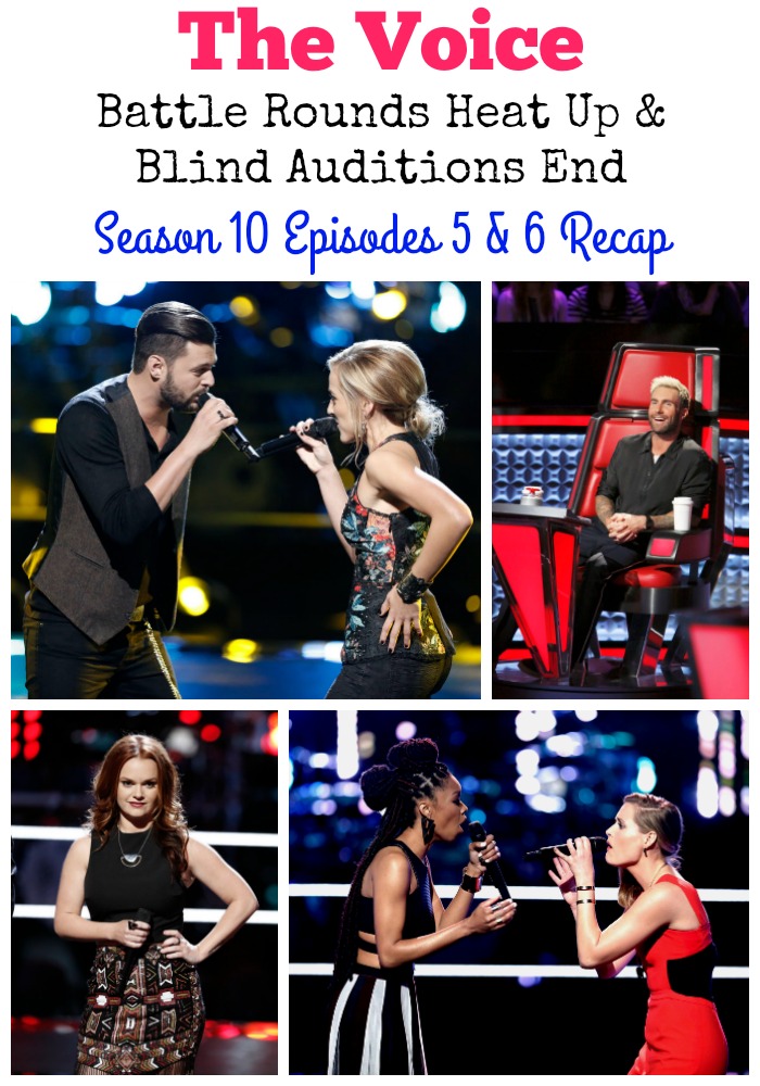 The Voice Battle Rounds Season 10 Episode 6 recap is heating up! Also don't miss The Voice season 10 Episode 5 recap bringing the end of blind auditions.