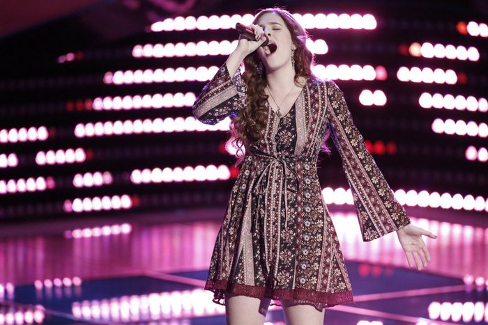 THE VOICE -- "Blind Auditions" -- Pictured: Emily Keener -- (Photo by: Tyler Golden/NBC)