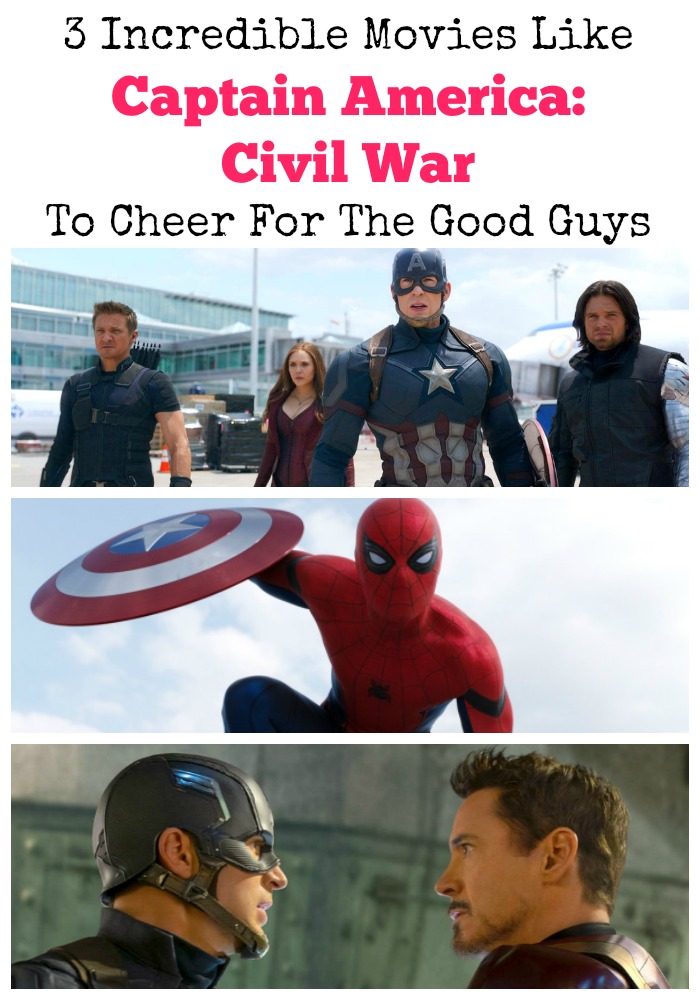 The Captain America: Civil War movie is hitting theaters soon! Until then check out these superhero movies like Captain America Civil War to watch now!