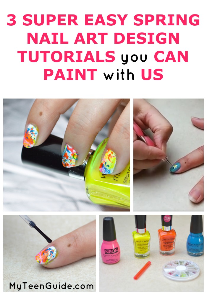 Do you love nail art, but arent’ sure where to start? There are so many amazing nail art ideas, but it can be overwhelming! We created video tutorials to teach you how to make your own nail art designs! Grab your nail polish and click on this post to paint along with us!