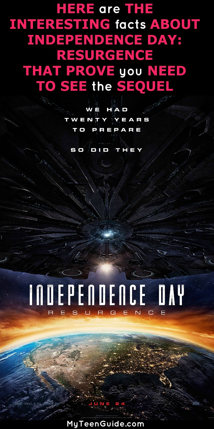 Telling you all about Independence Day Resurgence facts is a day I thought would never come. When it comes to science fiction, disaster movies, it really doesn’t get any better than the 1996 Independence Day, right? I can recite so many movie quotes from the original Independence Day. Well, it does get better because now they made the sequel and it is on my list of movies to watch. Independence Day: Resurgence, and it's hitting theaters on June 24, 2016. Are you curious to see how they can one-up the original Independence day? Click to see the details.