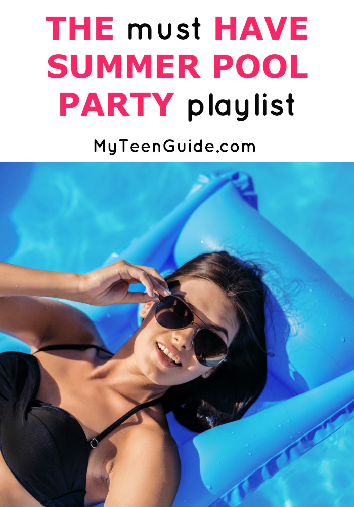 This is the ultimate music guide to make your summer pool party for teens a total splash! These tunes will have you and your crew soaking up the sun, splashing in the pool and dancing on the deck. This playlist features some new tracks and some old time favorites. Get ready for a summer pool party for teens that you won't soon forget. Click to see my full list of songs!