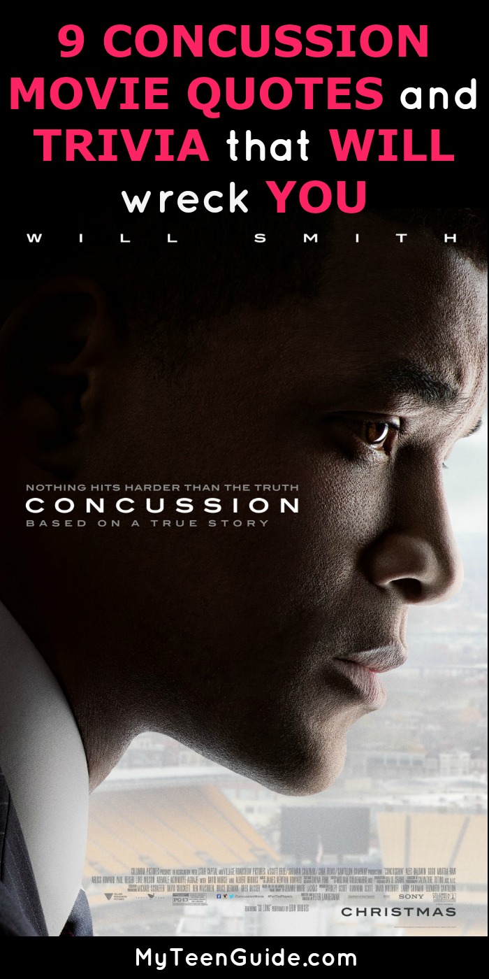 Football injuries can cause some damage and this is the movie to watch that proves it! We've gathered some of the best movie quotes and trivia from the movie Concussion.