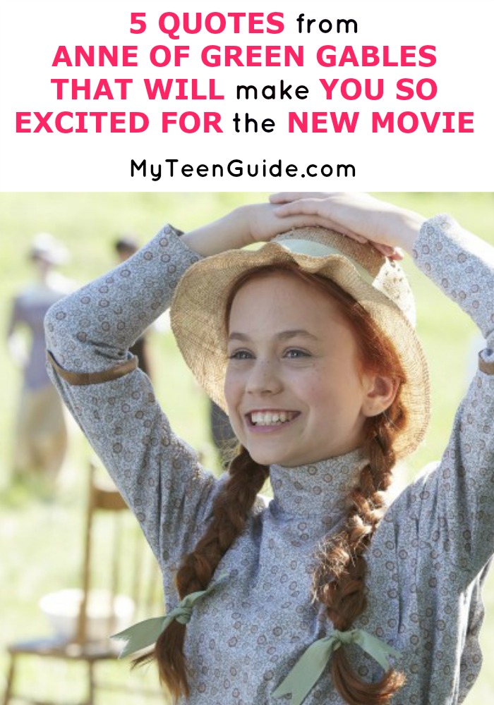 So dreamy! See five quotes from Anne Of Green Gables that will make you so excited for the new movie.