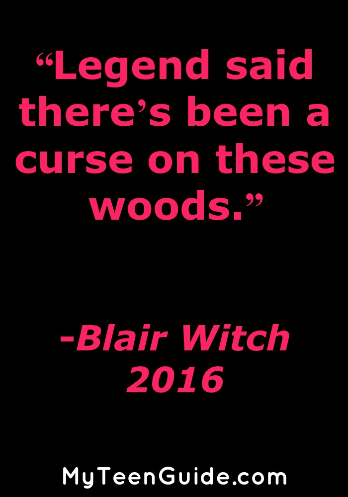 The Scariest Blair Witch NEW Movie Quotes That Will Give You Nightmares