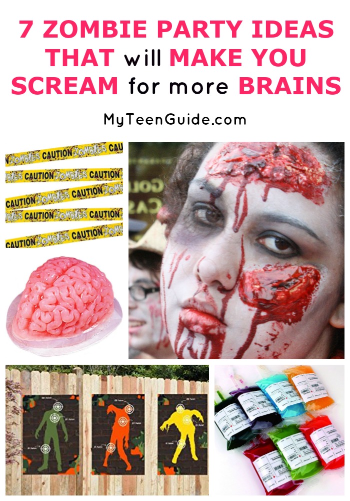 THIS party! See seven zombie party ideas that will make you scream for more brains.