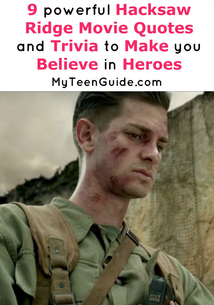 Hacksaw Ridge already has movie critics whispering about awards! I think this is going to be one of the most unexpected movies to watch this year, and who doesn’t like and underdog? Check out these insider Hacksaw Ridge movie quotes and trivia for this inspirational flick!