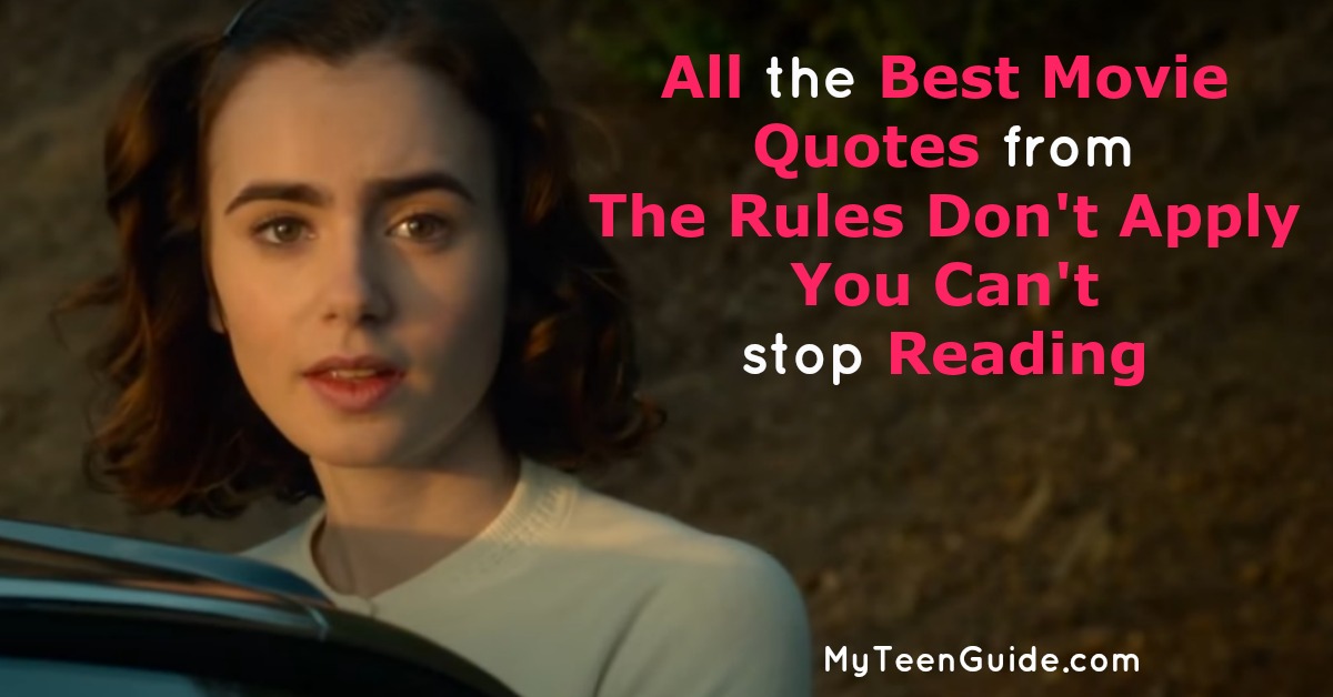 All The Best Movie Quotes From The Rules Don't Apply All The Best Movie Quotes From The Rules Don't Apply