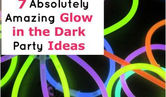 These glow in the dark party ideas are exactly what you need for an epic outdoor party this spring! Check them out!