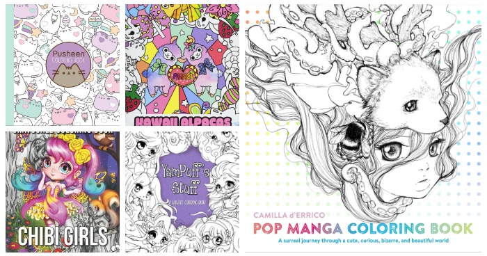 Top 10 Anime & Manga Kawaii Coloring Books - My Teen Guide