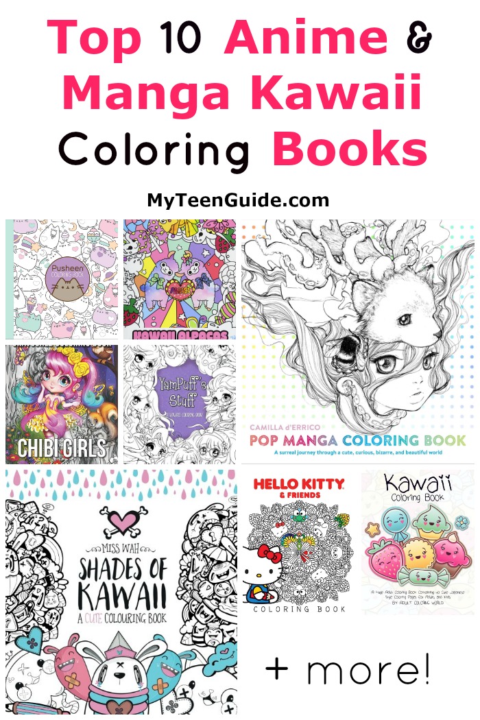 Top 10 Anime & Manga Kawaii Coloring Books - My Teen Guide