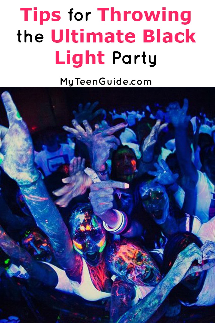 Want to throw the absolutely most amazing black light party ever? Wait until you see our ideas! From decor to games to food, we've got you covered!