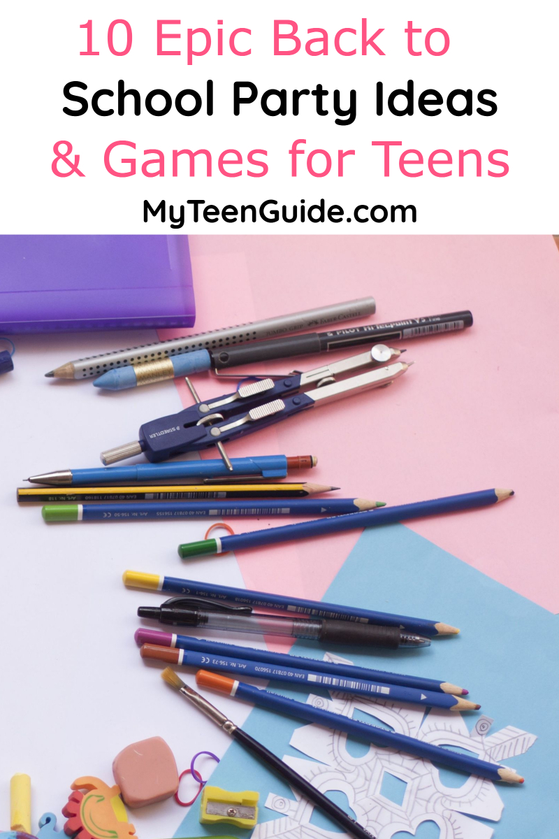 Get ready to send summer off in style with these fun back to school party ideas for teens! Check them out!